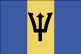 Flag of Barbados (Click to Enlarge)