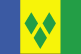 Flag of Saint Vincent and the Grenadines (Click to Enlarge)