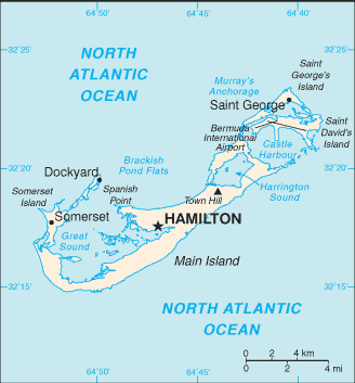 Map of Bermuda