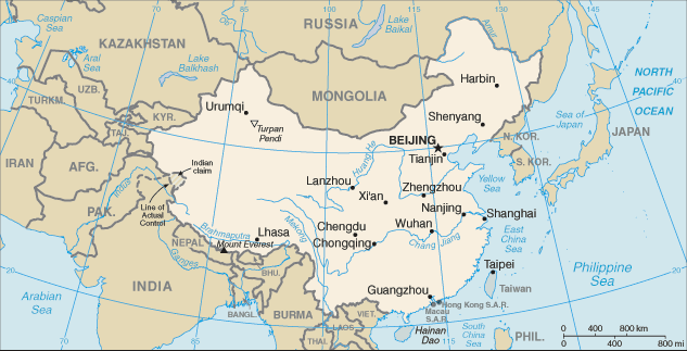 Map of China